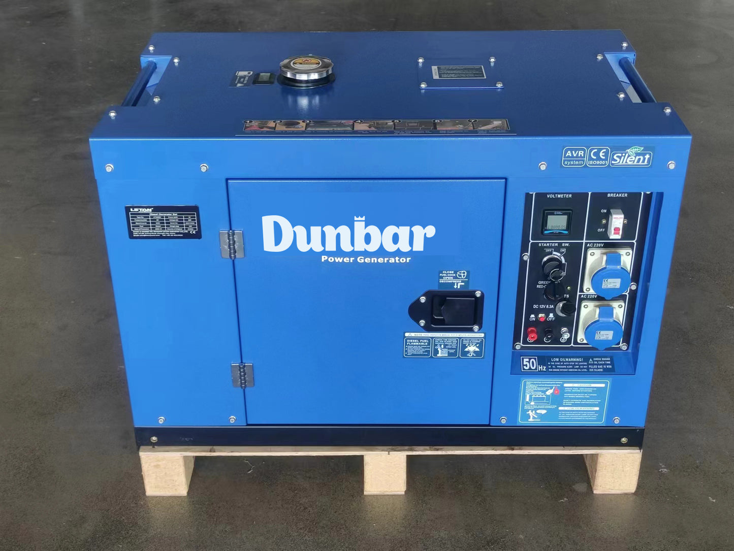 Dunbar 12kW Air-Cooled Silent Diesel Generator